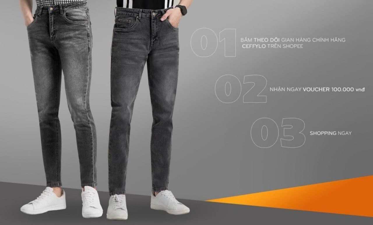 Top 10 Link shop bán quần jean nam trên shopee đẹp giá rẻ nhất 2022