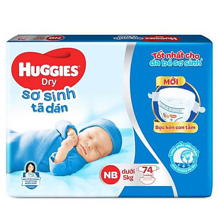 Tã-Dán-Sơ-Sinh-Huggies-NB74