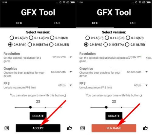 GFX Tool - App tăng tốc game Free Fire 
