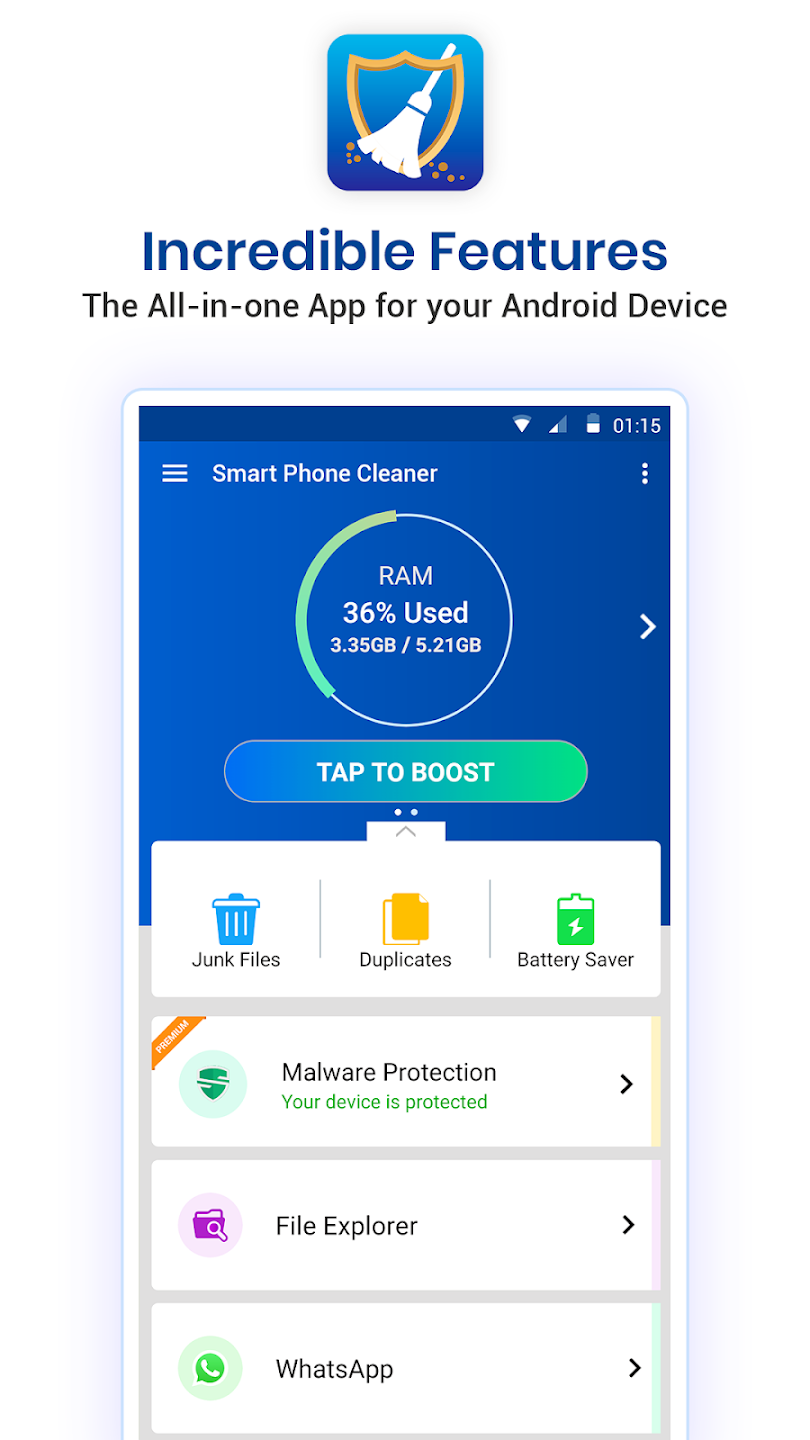 Smart Phone Cleaner - App tăng tốc game Free Fire