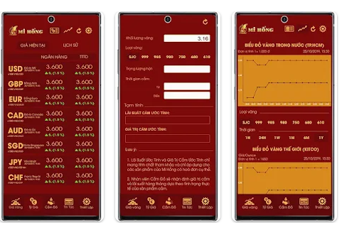 Vàng Mi Hồng - App đầu tư mua vàng online uy tín