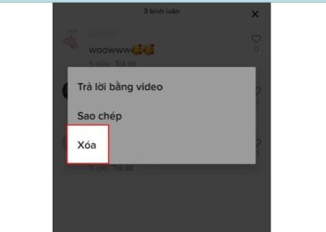 Cách xóa bình luận trên Tiktok bước 3