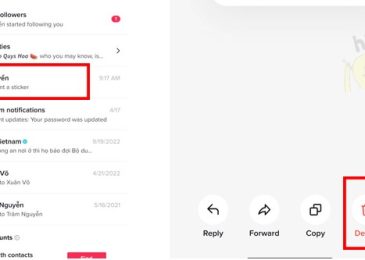 Cách xóa tin nhắn trên Tiktok Shop