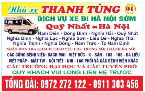 Số điện thoại nhà xe Thanh Tùng Quỳ Hợp