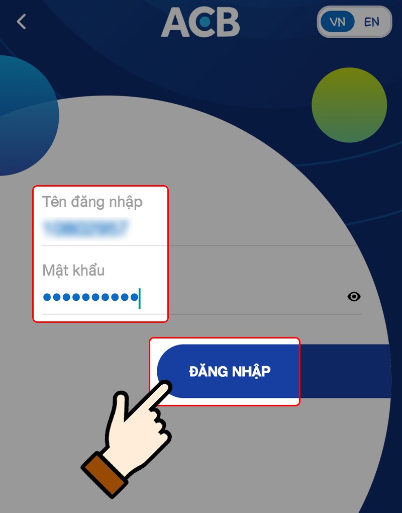Cách đăng nhập tài khoản ACB 