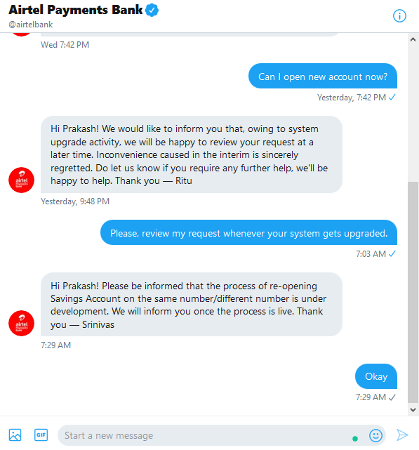 How to Delete bank account from Airtel app online