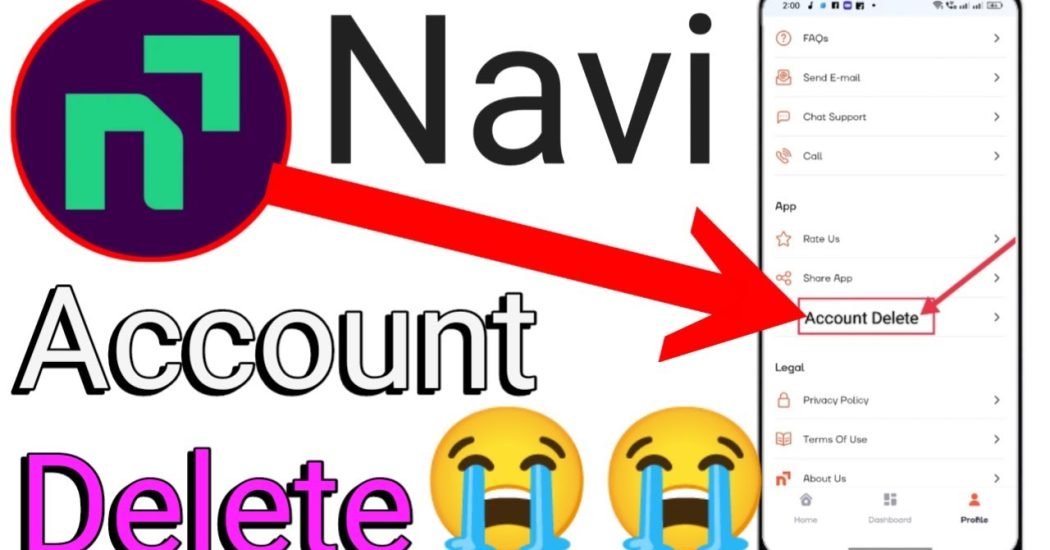 How to Delete Navi loan App Account